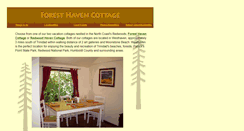 Desktop Screenshot of foresthavencottage.com